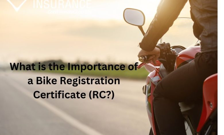 What is the Importance of Bike Registration Certificate (RC)